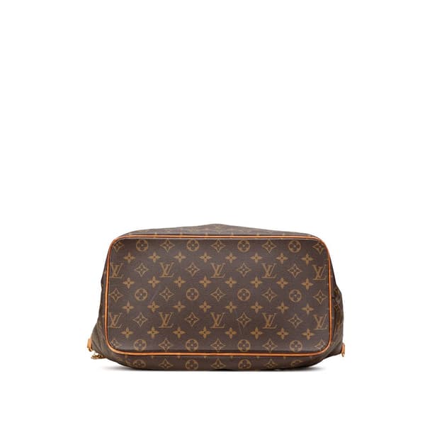 Pre-owned Louis Vuitton Monogram Palermo GM Brown