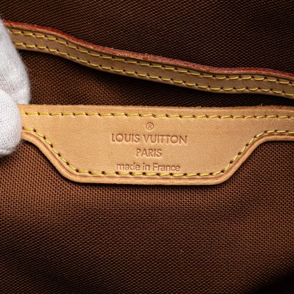 Pre-owned Louis Vuitton Monogram Palermo GM Brown