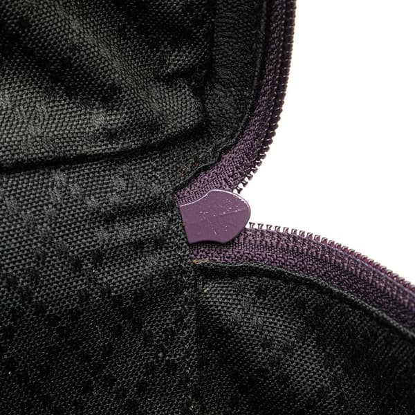 Pre-owned Gucci Nylon Vanity Bag Purple