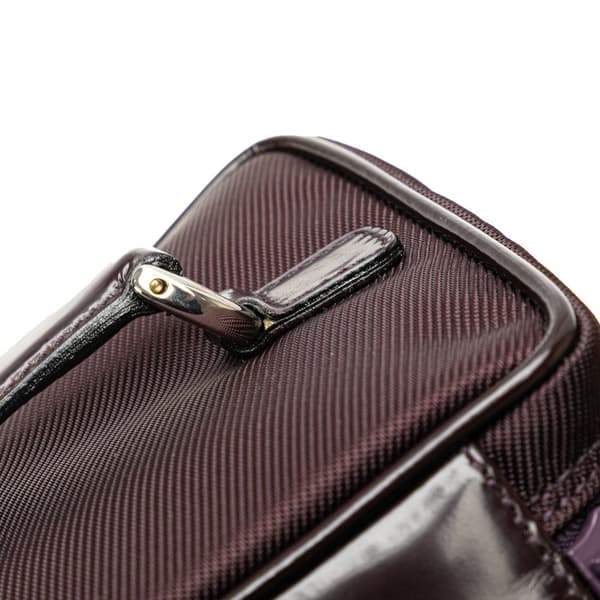 Pre-owned Gucci Nylon Vanity Bag Purple