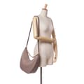 Miniatyrbillede 8 af 9: Pre-owned Valentino Medium Grainy Calfskin VLogo Moon Hobo Brown