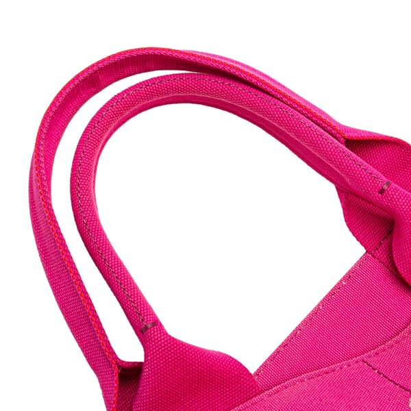 Pre-owned Prada Large Canvas Canapa Logo Satchel Pink