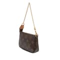 Miniatyrbilde 2 av 10: Pre-owned Louis Vuitton Monogram Mini Pochette Accessoires Brown