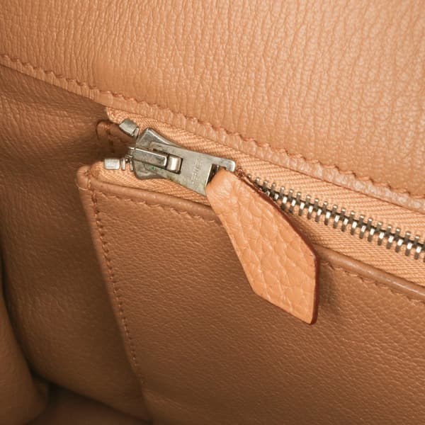 Pre-owned Hermès Togo Birkin Retourne 35 Brown