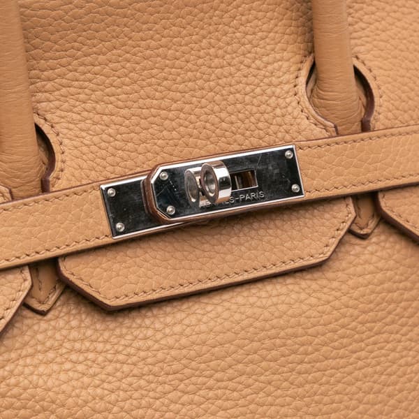 Pre-owned Hermès Togo Birkin Retourne 35 Brown