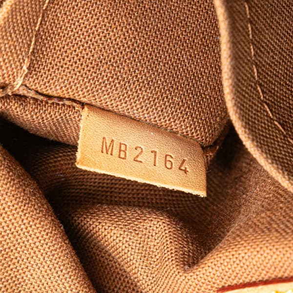 Pre-owned Louis Vuitton Monogram Tivoli PM Brown
