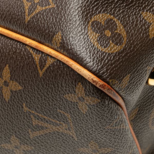 Pre-owned Louis Vuitton Monogram Tivoli PM Brown