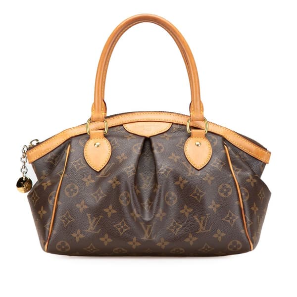 Pre-owned Louis Vuitton Monogram Tivoli PM Brown