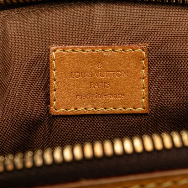 Pre-owned Louis Vuitton Monogram Tivoli PM Brown