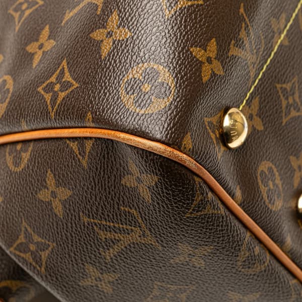 Pre-owned Louis Vuitton Monogram Tivoli PM Brown