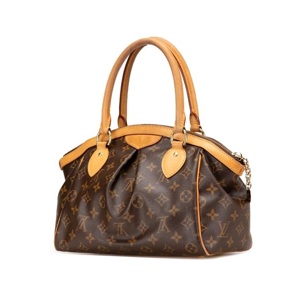 Pre-owned Louis Vuitton Monogram Tivoli PM Brown