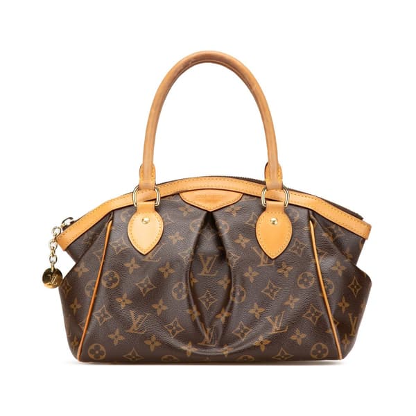 Pre-owned Louis Vuitton Monogram Tivoli PM Brown