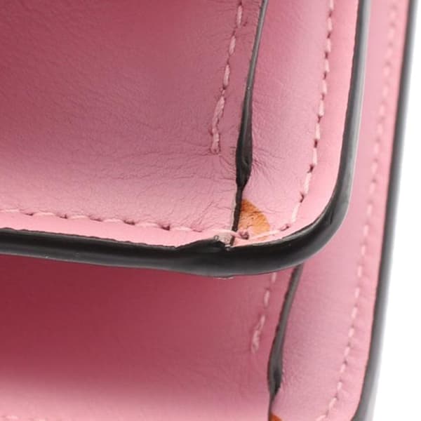 Pre-owned Gucci Medium Leather Bamboo Dionysus Web Satchel Pink