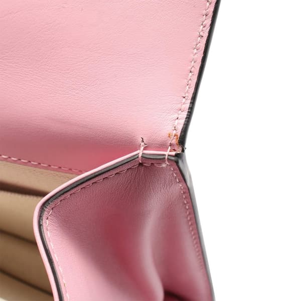 Pre-owned Gucci Medium Leather Bamboo Dionysus Web Satchel Pink