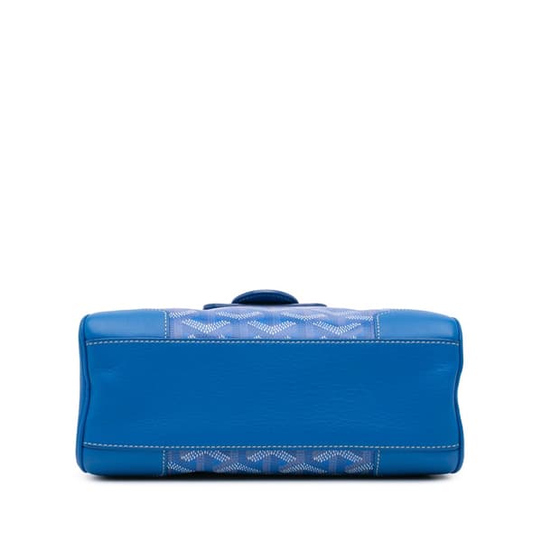Pre-owned Goyard Mini Goyardine Saigon Souple Blue