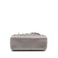 Pikkukuva 3 / 10: Pre-owned Dior Mini Satin Cannage Strass Crystal Embellished Lady Dior Gray