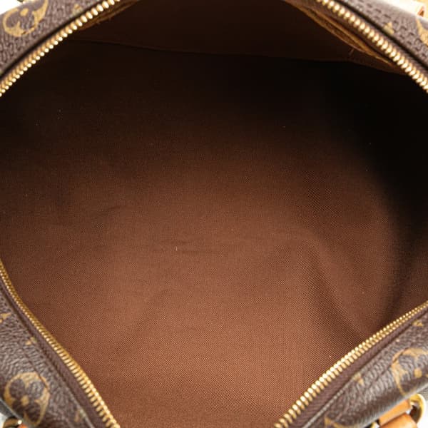 Pre-owned Louis Vuitton Monogram Montorgueil PM Brown