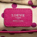 Miniatyrbild 5 av 10: Pre-owned LOEWE Grained Bicolor Calfskin Cruz Satchel Blue