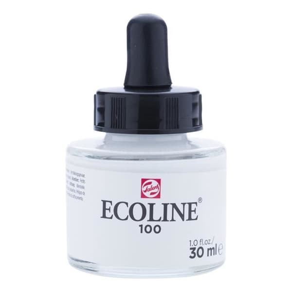 Hammeley Srl Acquerello Ecoline Con Contagocce Ml.30 Bianco