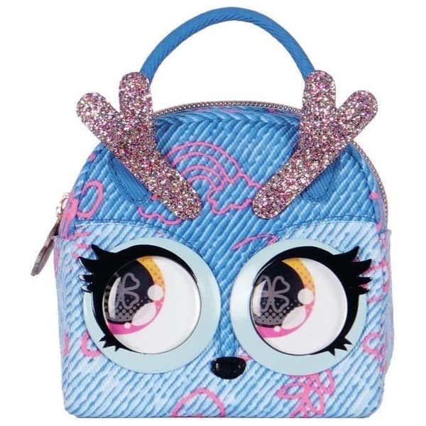 PURSE PETS MICRO - MINI COMPANION I HANDVÄSKAS STORLEK - Litet djur att hänga på sin handväska Husdjur eller bälte - Rör ögonen