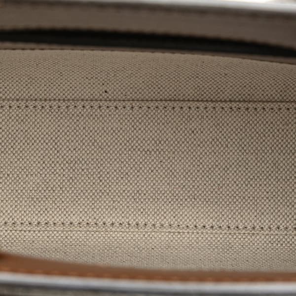 Pre-owned Gucci Mini GG Supreme Interlocking G Satchel Brown