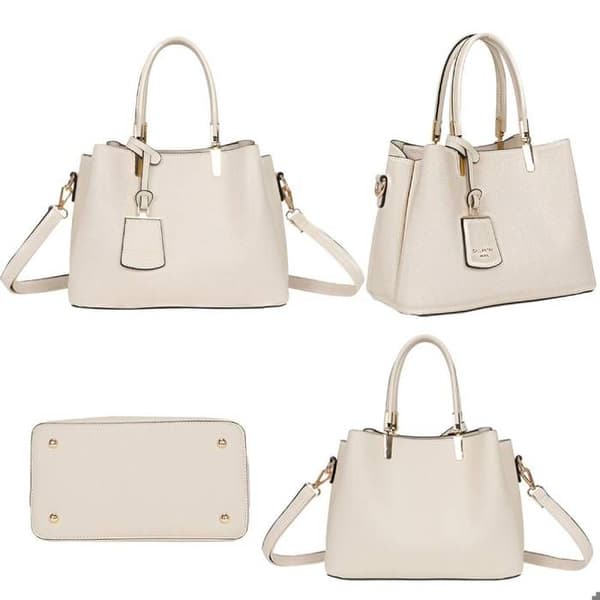 Handväska - Gallantry - Tote - Beige - Axelled - Dragkedja