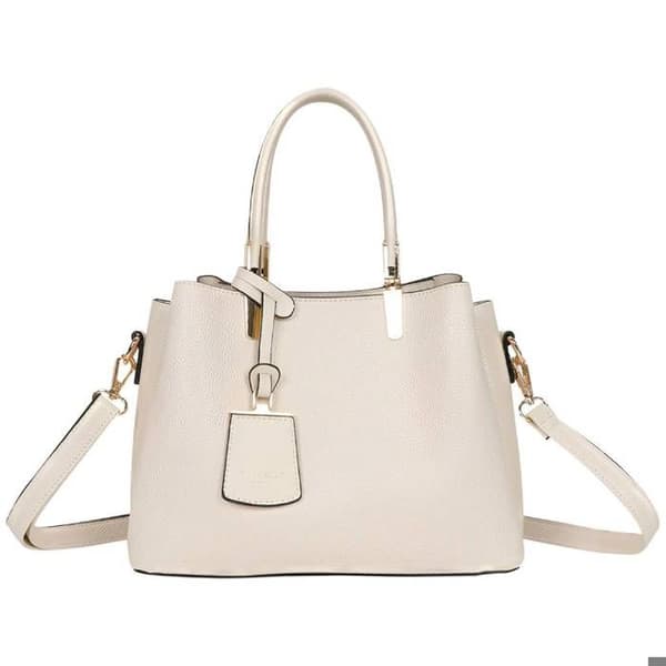 Handväska - Gallantry - Tote - Beige - Axelled - Dragkedja
