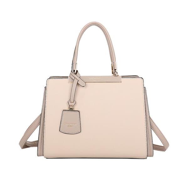 Chic Handväska med Spänne och Axelrem Gallantry Beige