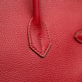Pikkukuva 7 / 9: Pre-owned Hermès Togo Birkin Retourne 35 Red