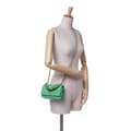 Pikkukuva 8 / 9: Pre-owned Chanel Small Quilted Lambskin Chain Is More Flap Green