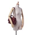 Pikkukuva 10 / 10: Pre-owned Chanel Medium Glazed Calfskin Castle Rock Top Handle Flap Red