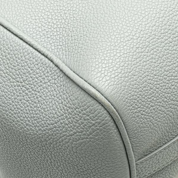 Pre-owned Celine Small Grained Calfskin Folded Cabas Tote Gray