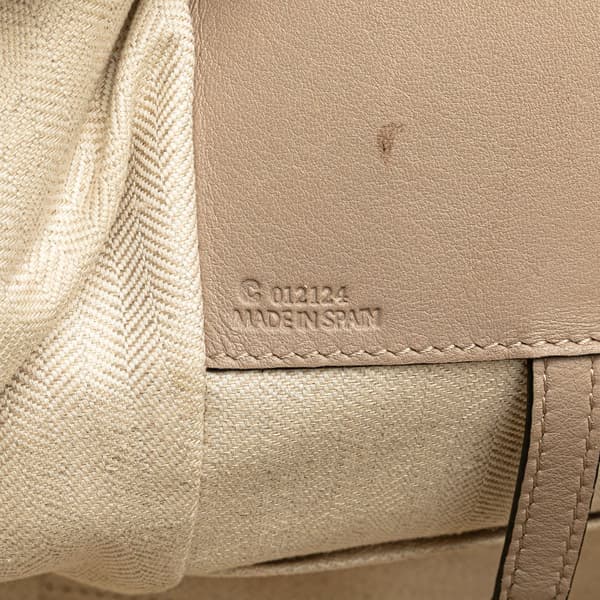 Pre-owned LOEWE Small Leather Hammock Bag Brown