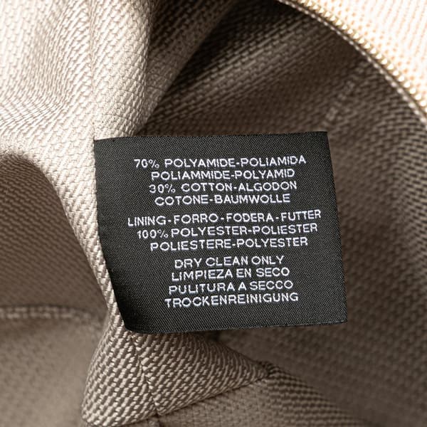 Pre-owned Hermès Large Toile Bride a Brac Brown