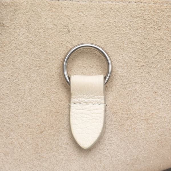 Pre-owned Celine Small Leather Big Bag White