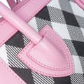 Miniatyrbillede 5 af 6: Pre-owned Balmain Canvas Checkered B-Army 26 Shopping Satchel White