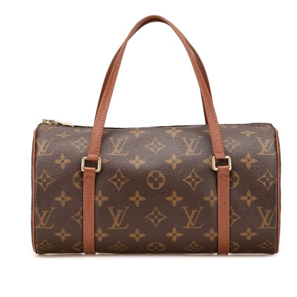 Pre-owned Louis Vuitton Monogram Papillon 26 Brown