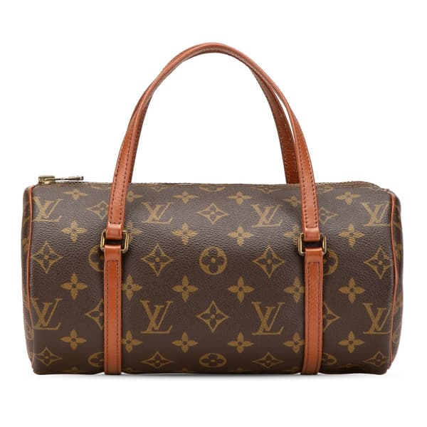 Pre-owned Louis Vuitton Monogram Papillon 26 Brown