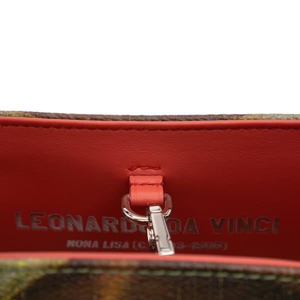 Pre-owned Louis Vuitton Jeff Koons Masters Collection Da Vinci Montaigne MM Brown