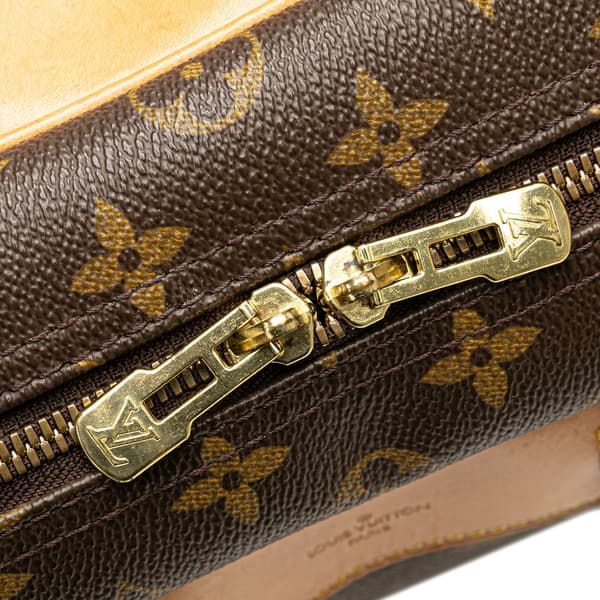 Pre-owned Louis Vuitton Monogram Deauville Brown
