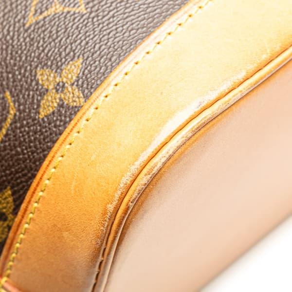 Pre-owned Louis Vuitton Monogram Alma PM Brown