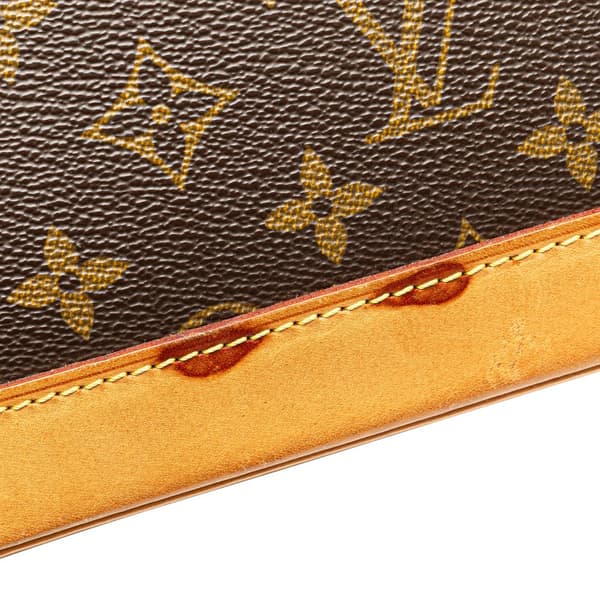 Pre-owned Louis Vuitton Monogram Alma PM Brown
