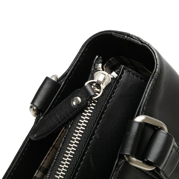 Pre-owned Burberry Leather Handbag Black