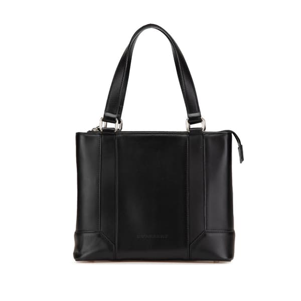 Pre-owned Burberry Leather Handbag Black