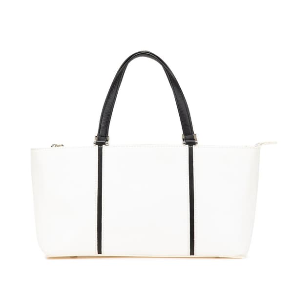 Pre-owned Burberry Leather Handbag White