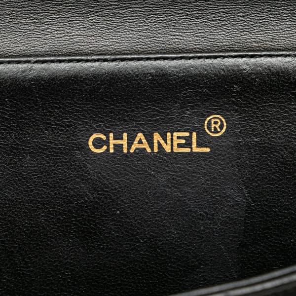 Pre-owned Chanel Quilted Lambskin Double Sided Flap Black