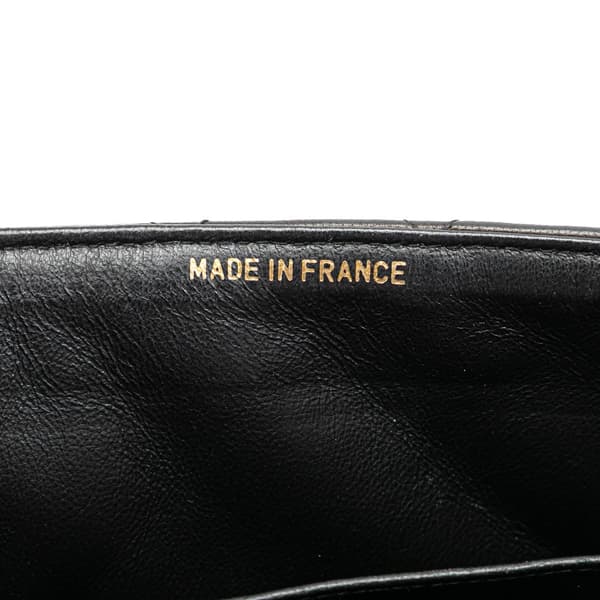 Pre-owned Chanel Quilted Lambskin Double Sided Flap Black