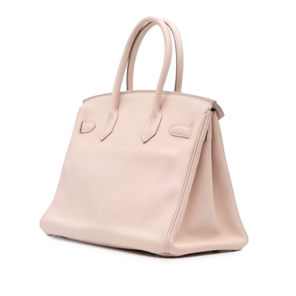 Pre-owned Hermès Swift Birkin Retourne 30 Pink