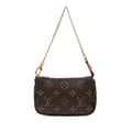 Miniatyrbilde 1 av 7: Pre-owned Louis Vuitton Monogram Mini Pochette Accessoires Brown