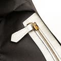 Miniatyrbild 7 av 10: Pre-owned Fendi Zucca Graphic Print Coated Canvas Bikini Girls Baguette Satchel White